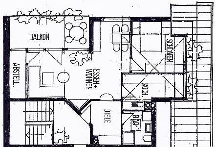 Grundriß Ferienwohnung B